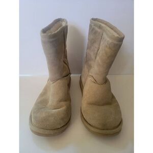 Emu Ridge Women's Tan Suede Snow Pull-on Winter Boots Size 7